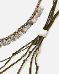 Misako Conjunto de collar largo con detalles