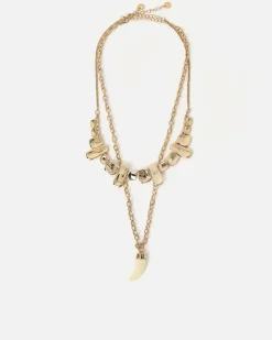 Misako Conjunto de collar largo con colgante