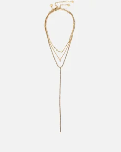 Misako Conjunto de collares largo con strass