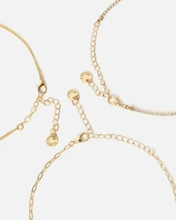 Misako Conjunto de collares largo con strass