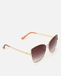 Misako Gafas de sol cuadradas con montura metálica
