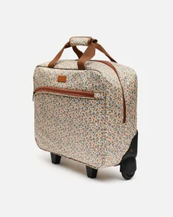 Misako Maletín con ruedas estampado