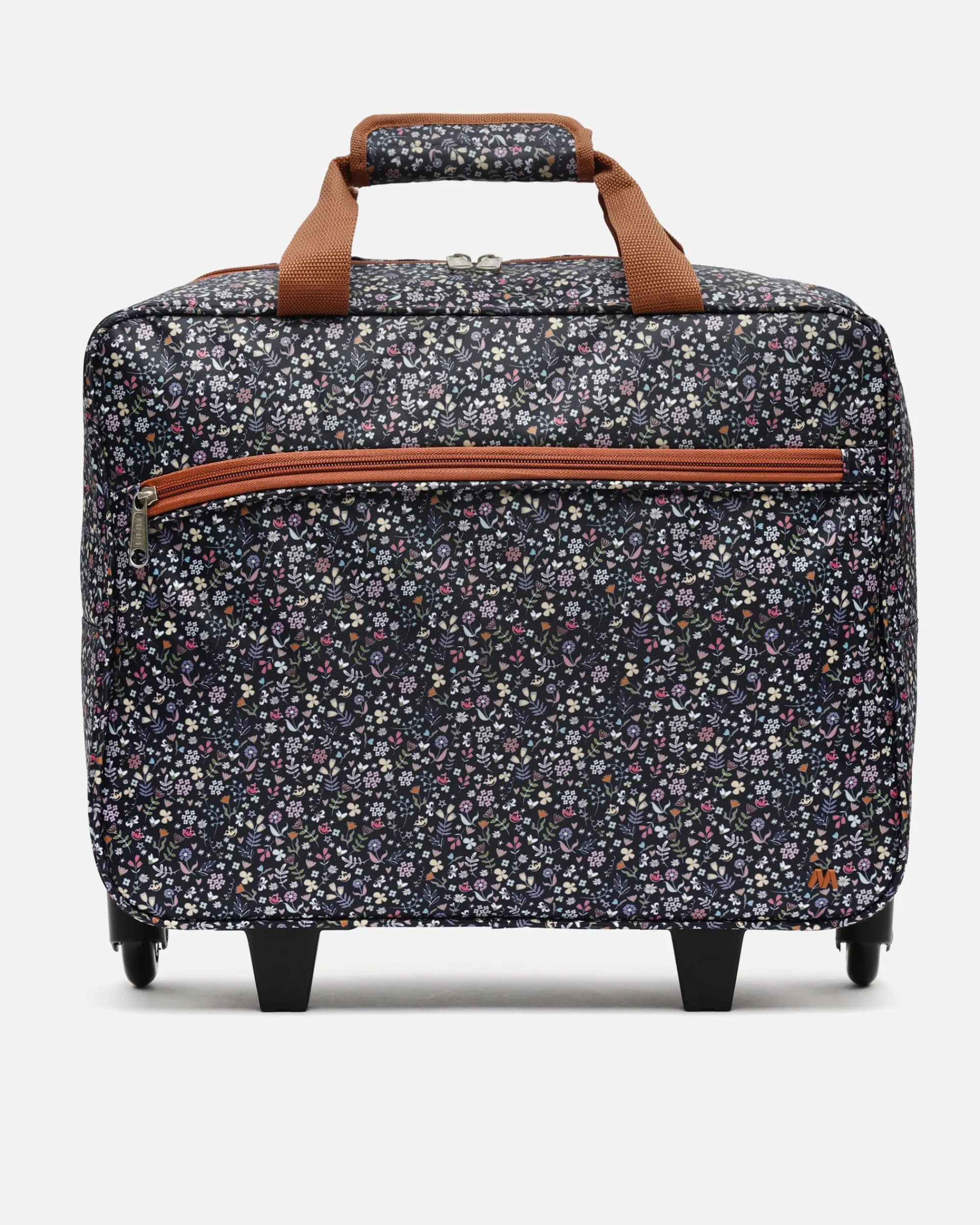 Misako Maletín con ruedas estampado