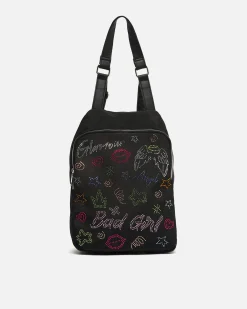 Misako Mochila antirrobo con detalles brillantes