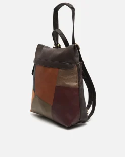 Misako Mochila antirrobo con estampado patchwork