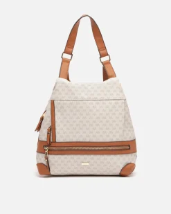 Misako Mochila antirrobo con estampado monograma