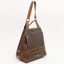 Misako Mochila antirrobo con estampado monograma