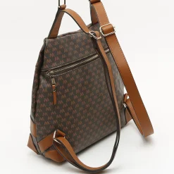 Misako Mochila antirrobo con estampado monograma