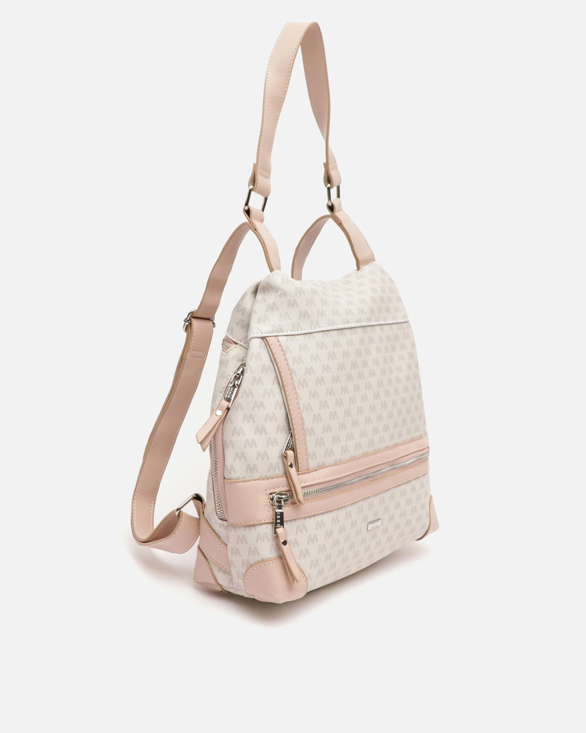 Misako Mochila antirrobo con estampado monograma