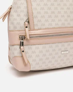 Misako Mochila antirrobo con estampado monograma