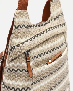 Misako Mochila antirrobo con estampado jacquard
