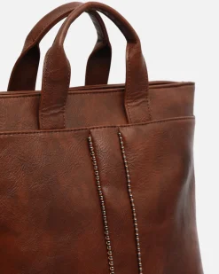 Misako Mochila con detalles metálicos