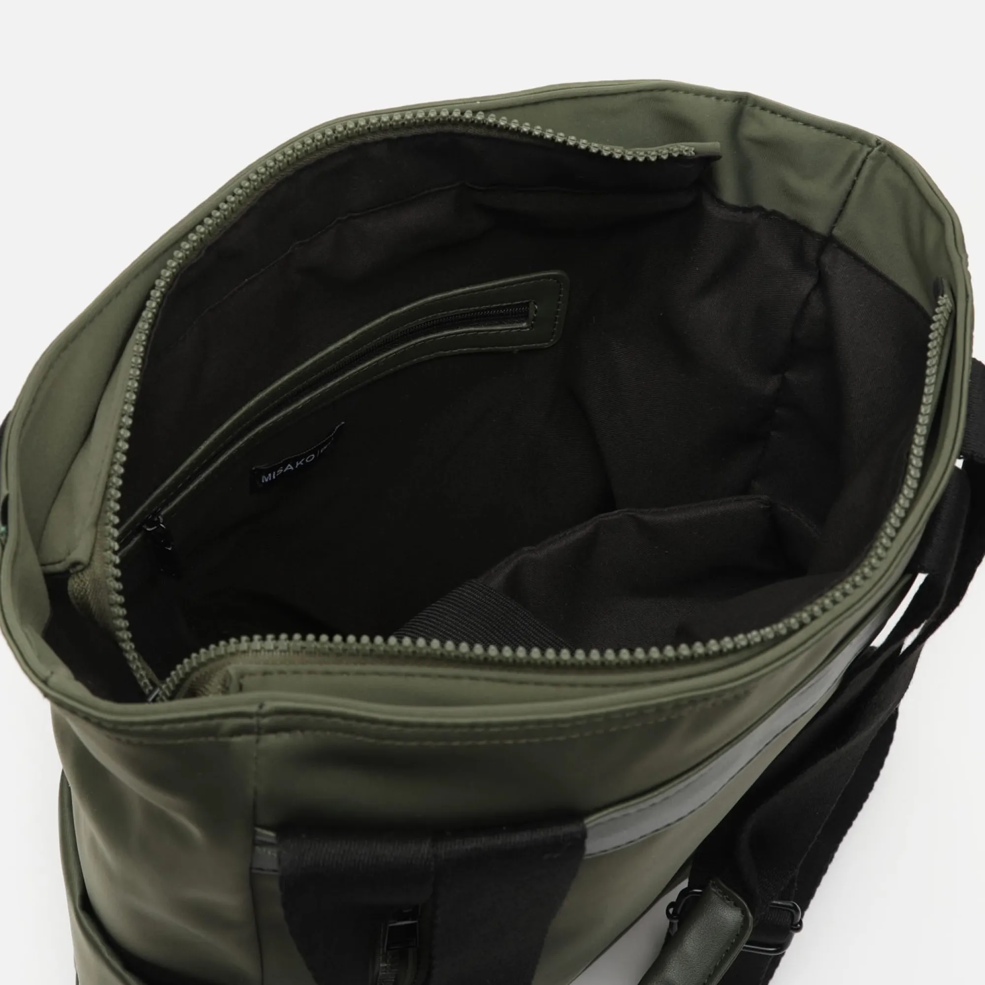 Misako Mochila grande de nylon para portátil (13,3 pulgadas) y con asa de mano