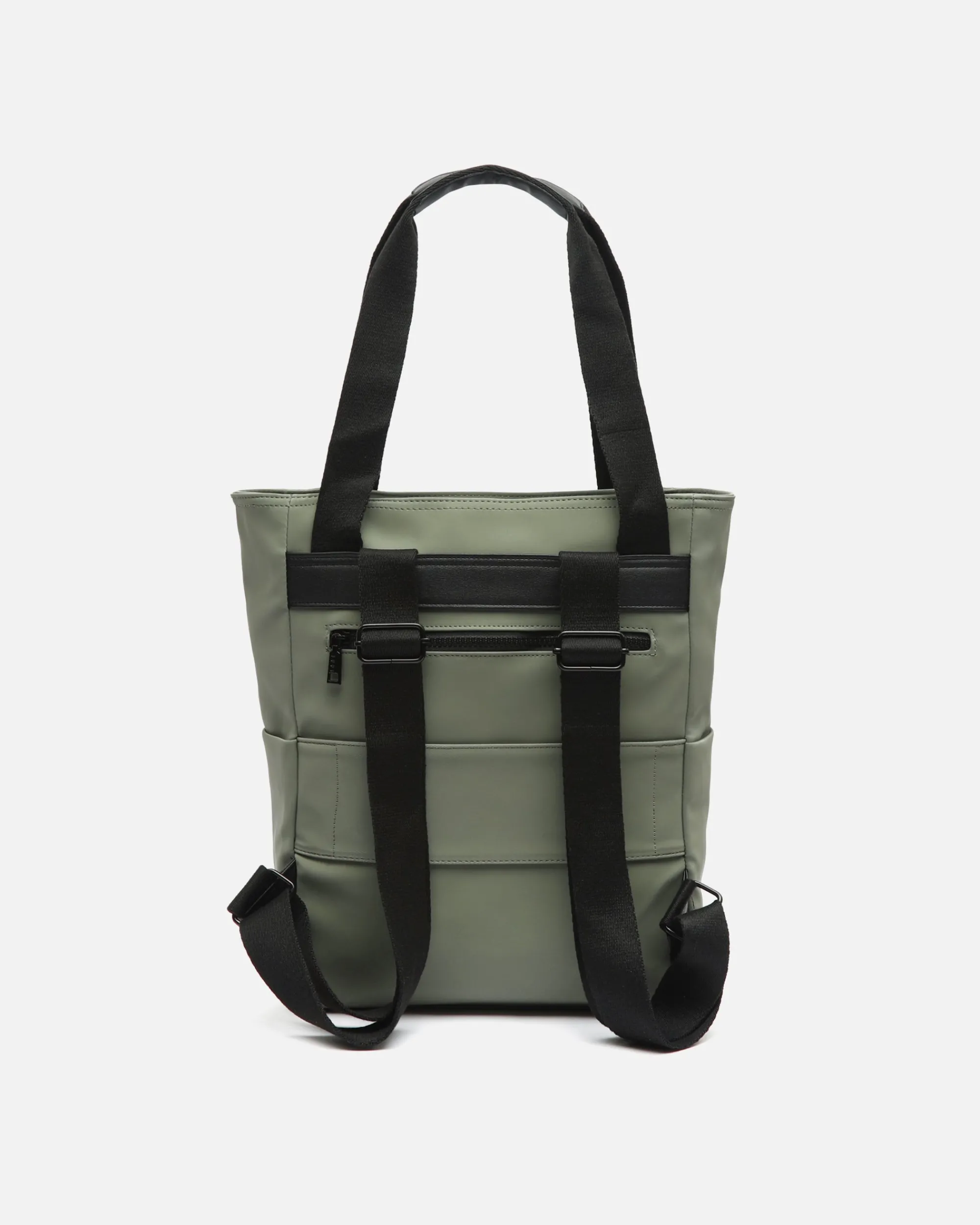 Misako Mochila grande en nylon con bolsillo para portátil (14") y asa de hombro