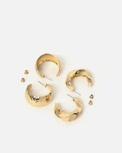 Misako Pack de pendientes de aro