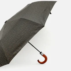 Hombre Misako Paraguas plegable estampado de rombos