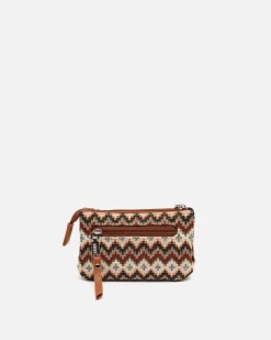 Misako Portamonedas con estampado jacquard
