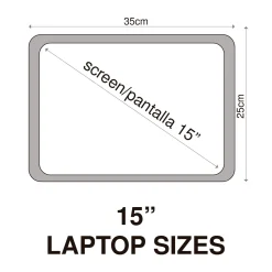 Misako Portaordenador estilo bolso shopper en nylon (15