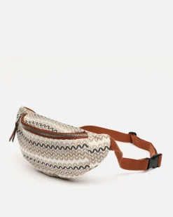 Misako Riñonera con estampado jacquard